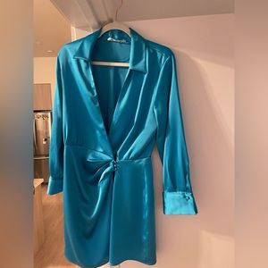 Zara Turquoise blazer dress!!